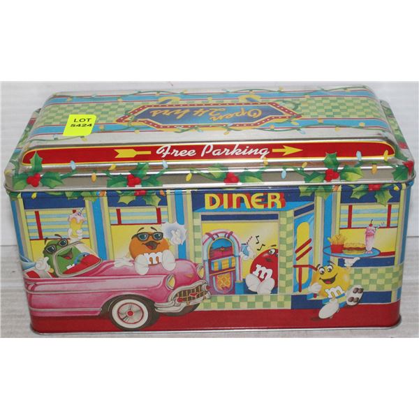 M&M DINER TIN CAN
