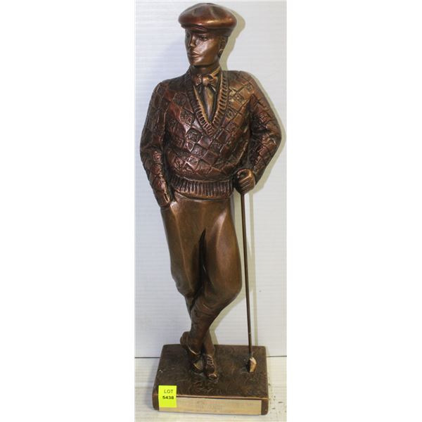 BRONZE GOLF TROPHY