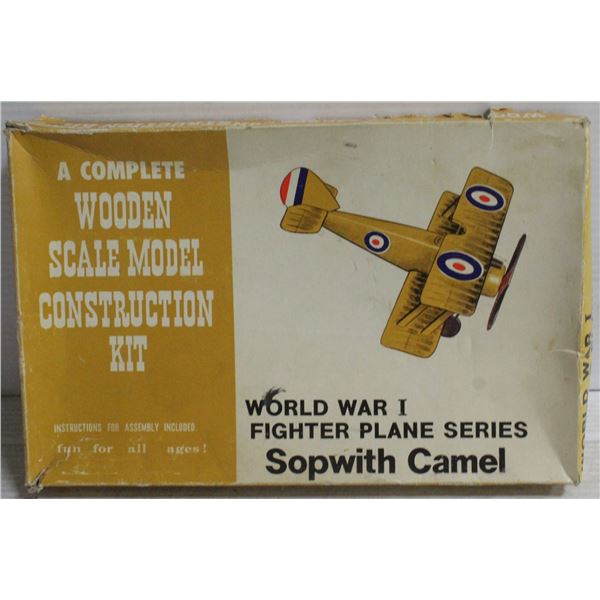 WOODEN SCALE MODEL CONSTRUCTION KIT PLANE