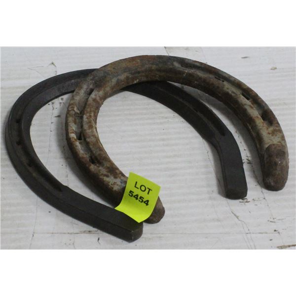 2 ANTIQUE HORSESHOES
