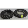 2 TIRE ASHTRAYS
