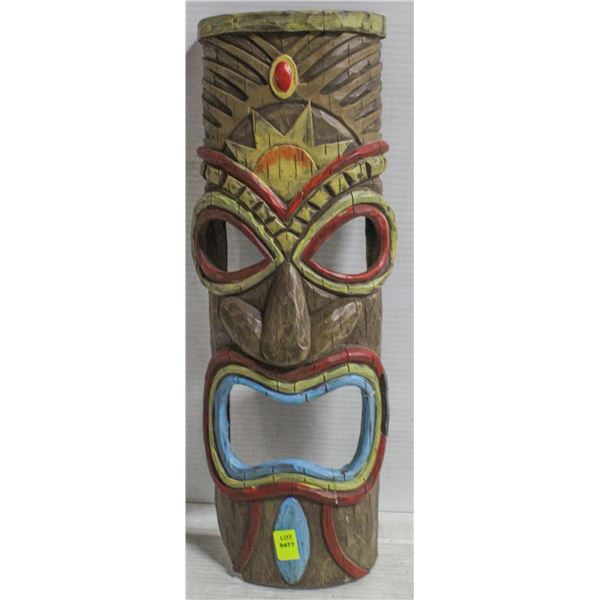 HANDMADE TIKI DECORATION CORNER BROKEN