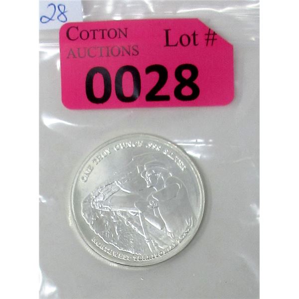 1 Oz. .999 Silver NWTM Miner Round