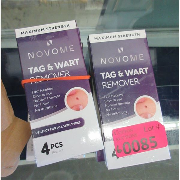 6 Packs of 4 Novome Tag and Wart Remover