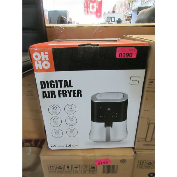 Oh Ho Digital Air Fryer- Model: VS-306LA