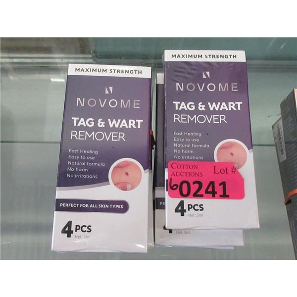 6 Packs of 4 Novome Tag and Wart Remover