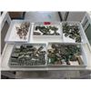 Image 1 : 100+ Assorted Cast Soldiers, Buildings & Trees