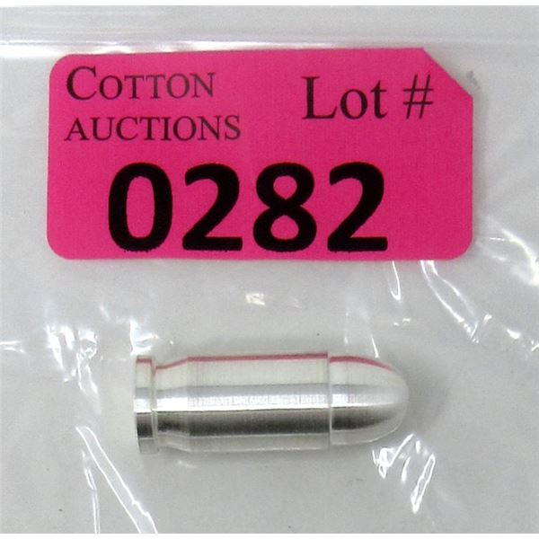 1 Oz. .999 Silver .45 Caliber 3D Bullet Bar