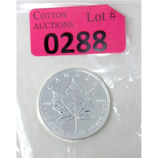 1 Oz. .9999 Silver 2006 Canada Maple Leaf Coin