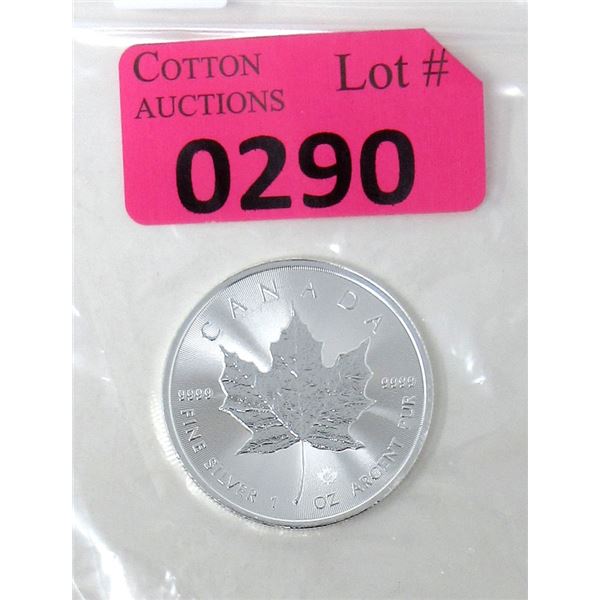 1 Oz. .9999 Silver 2022 Canada Maple Leaf Coin