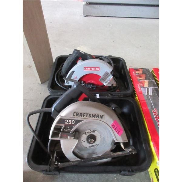 2 Craftsman Saws  - One Case