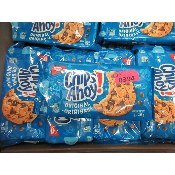 20 Packages of Christie Chips Ahoy Cookies