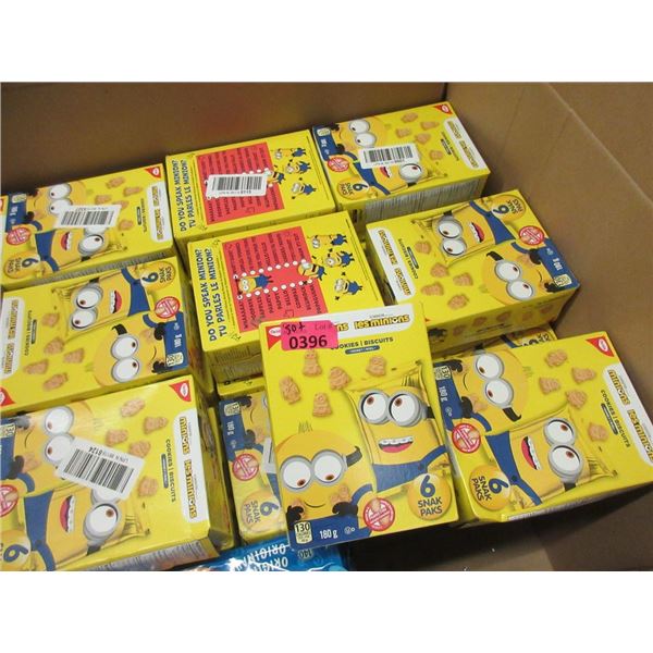 50+ Boxes of Minions Cookie Snack Packs