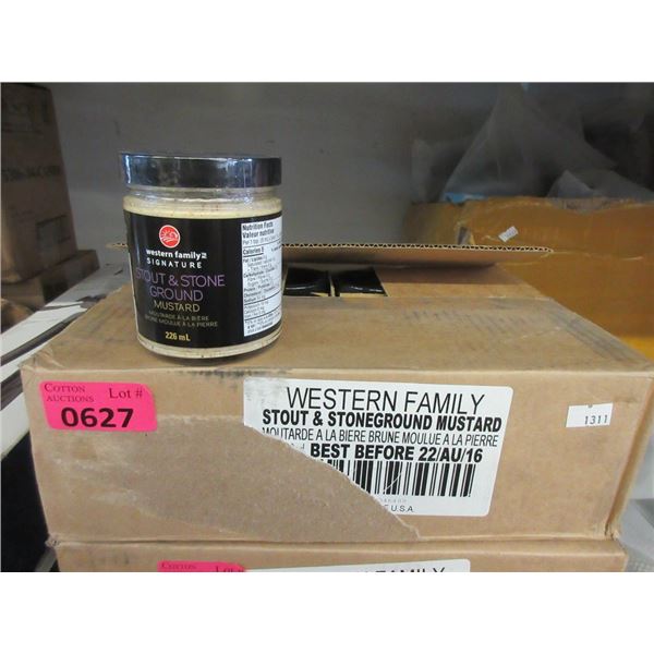 Case of Western Family Stout & Stoneground Mustard