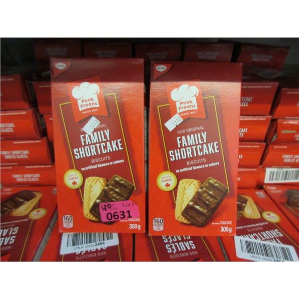 40 x 300 g Boxes of Peek Freans Family Shortcake