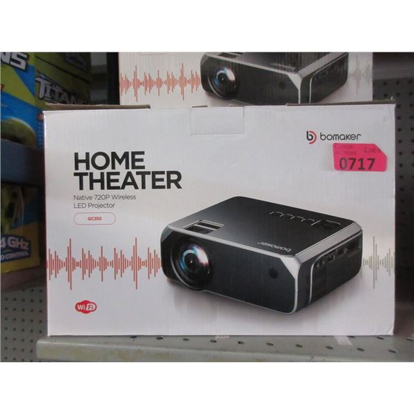 Bomaker Native 720 P Wireless LED Projector