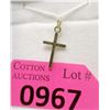 Image 1 : 14 KT Gold Cross Pendant
