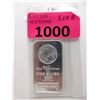 Image 1 : 1 Oz. .999+ Fine Silver  Buffalo Bar