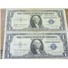 Image 1 : 2 One Dollar Silver Certificates From 1935