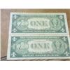 Image 2 : 2 One Dollar Silver Certificates From 1935