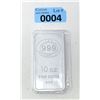 Image 1 : 10 Oz. .999 Silver JBR Recovery Silver Bar