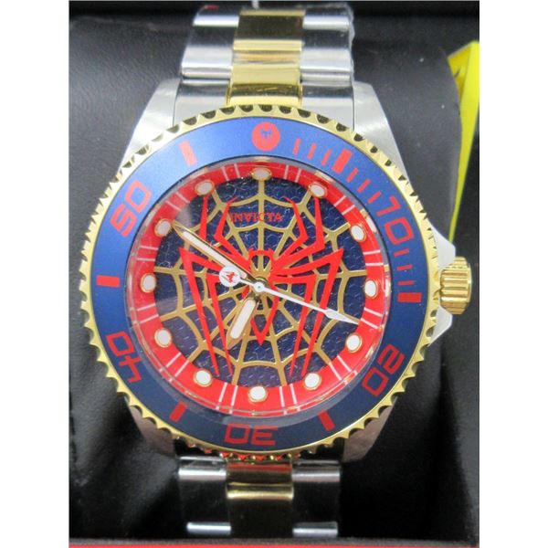 New In Box Marvel Spiderman Invicta Watch