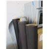 Image 1 : 4 Rolls of Black Upholstery Fabric