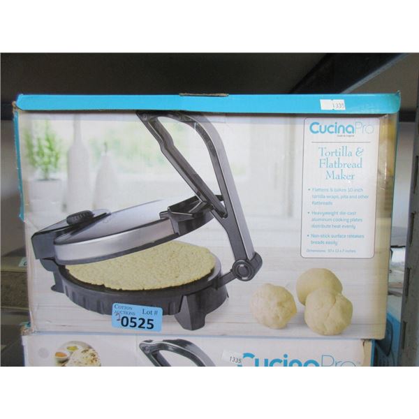 2 Cucina Pro Tortilla & Flatbread Makers