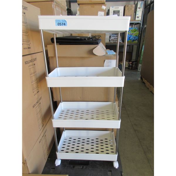 New Slim Rolling Cart - 9" x 16" x 34" tall