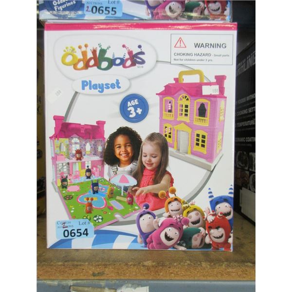 2 Oddbods Playsets - Each has 7 Oddbods figurines