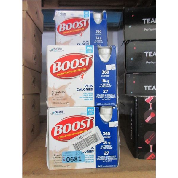 5 Boxes of Boost Plus Calorie - Strawberry