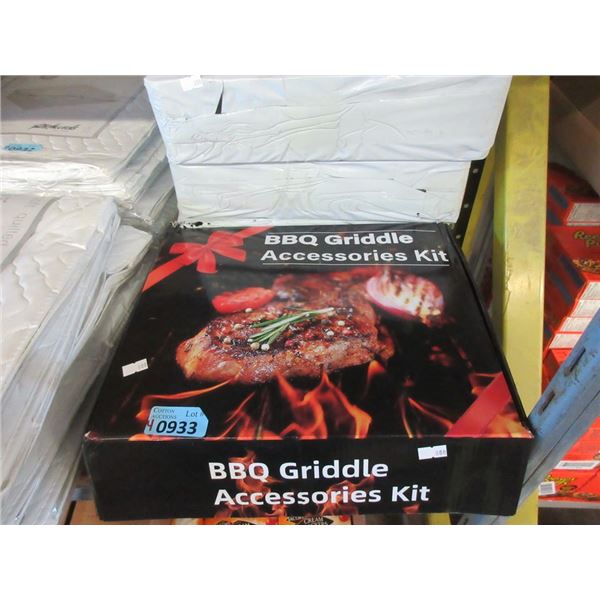 4 New BBQ Grill/Griddles Accessory Kit