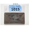 Image 1 : 1 Oz. .999 Fine Titanium Buffalo Bar