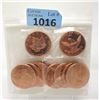 Image 1 : 10 x 1 Oz. .999 Copper Canada/USA Rounds