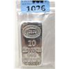 Image 1 : 10 Oz. .999 Silver IGR Bullion Bar w/ Certificate