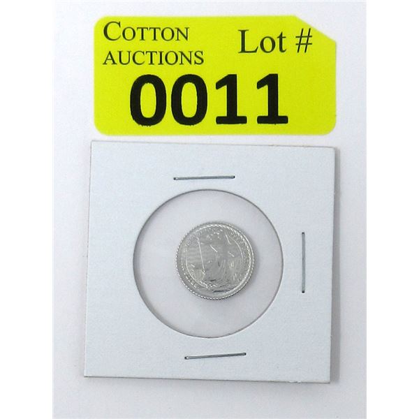 1/10 Oz. .9995 Platinum 2022 Britannia Coin