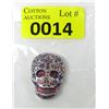 Image 1 : 2 Oz. .999 Silver Coloured 3D Sugar Skull