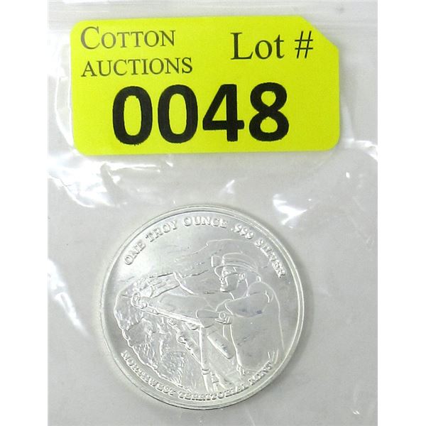 1 Oz. .999 Silver Pan American Miner Round