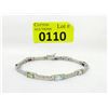 Image 1 : Multi Gemstone & Diamond Tennis Bracelet