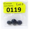Image 1 : 3 Loose Oval Cut Sapphire Gemstones - 29 CTW