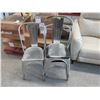 Image 1 : 3 Metal Chairs