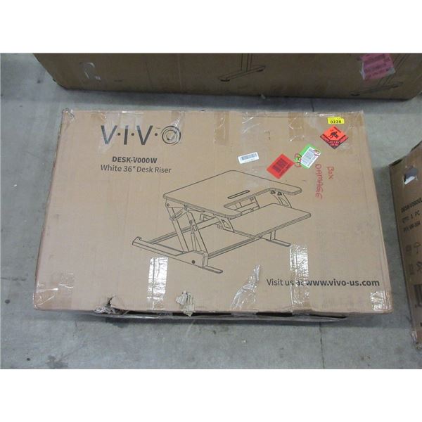 Vivo White 36" Desk Riser - DESK-V000W