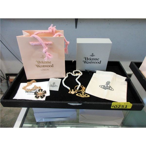 4 New Vivienne Westwood Boxed Jewelry