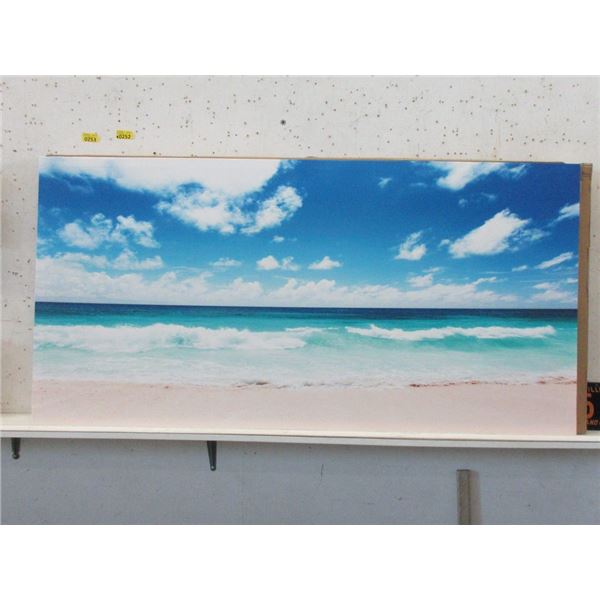 New Large Canvas Wall Art - Beach Scene