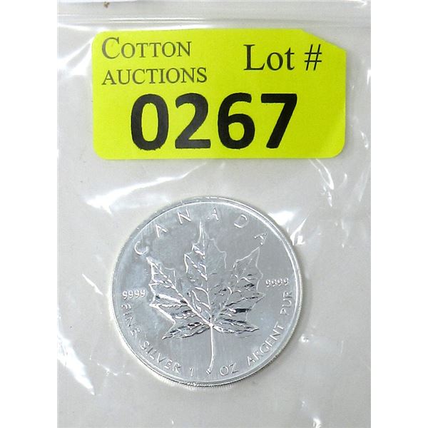 1 Oz. .9999 Silver 2006 Canada Maple Leaf Coin