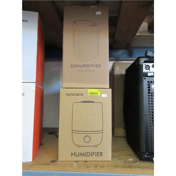 1 Dehumidifier and 1 Humidifier