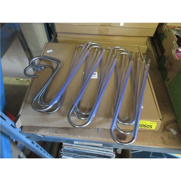 3 Sets of 4 New Metal Pant Hangers