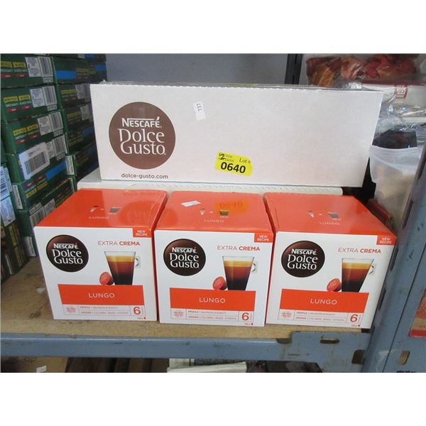 2 Cases of Dolce Gusto Lungo Coffee Pods