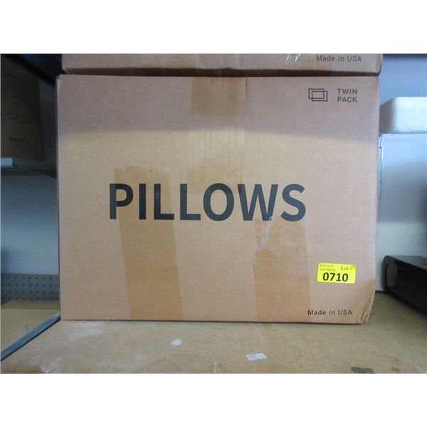 Twin Pack of New Pillows - Size Unknown