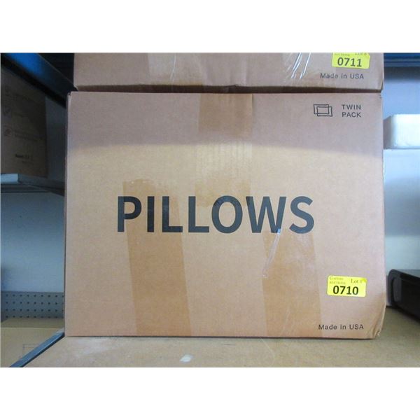 Twin Pack of New Pillows - Size Unknown